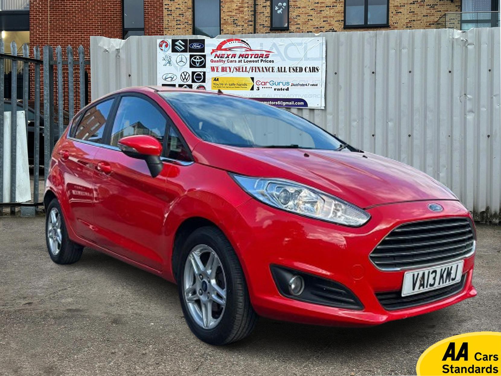 Ford Fiesta 1.0T EcoBoost Zetec Hatchback 5dr Petrol Manual Euro 5 (s/s) (100 ps)