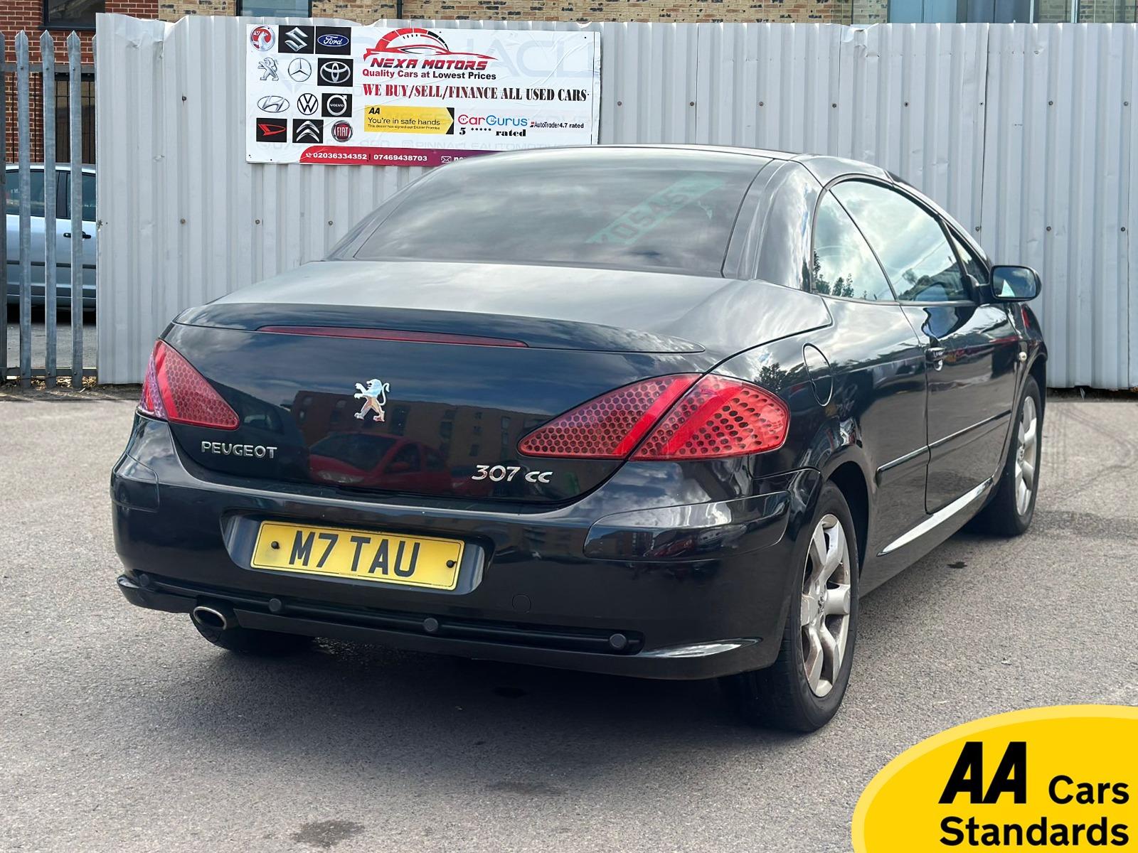 Peugeot 307 CC 1.6 16v Allure Convertible 2dr Petrol Manual (178 g/km, 110 bhp)