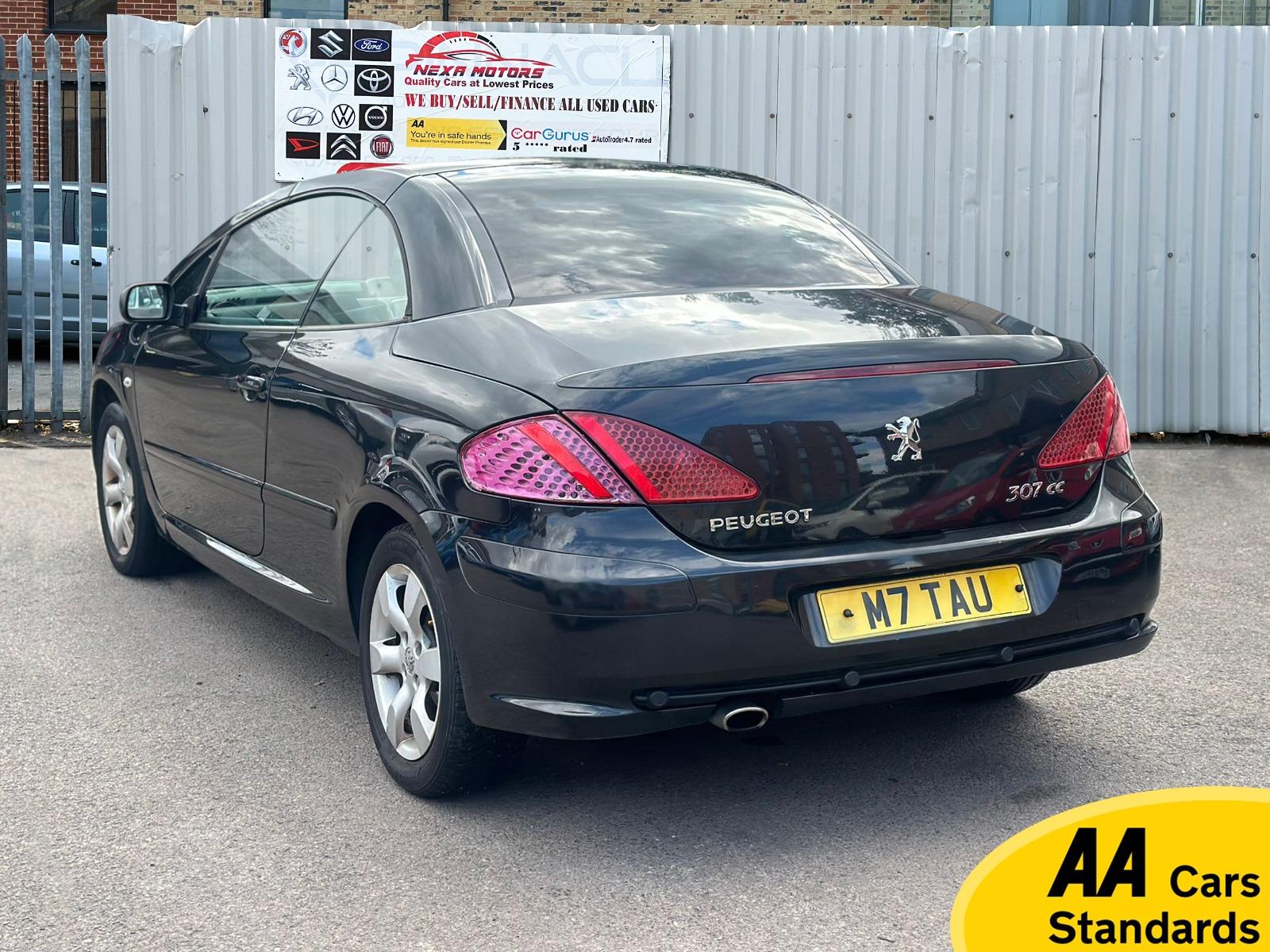 Peugeot 307 CC 1.6 16v Allure Convertible 2dr Petrol Manual (178 g/km, 110 bhp)