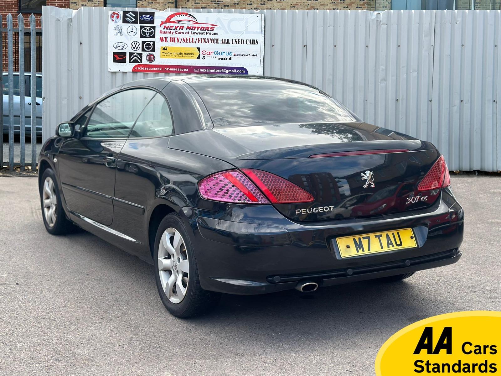 Peugeot 307 CC 1.6 16v Allure Convertible 2dr Petrol Manual (178 g/km, 110 bhp)