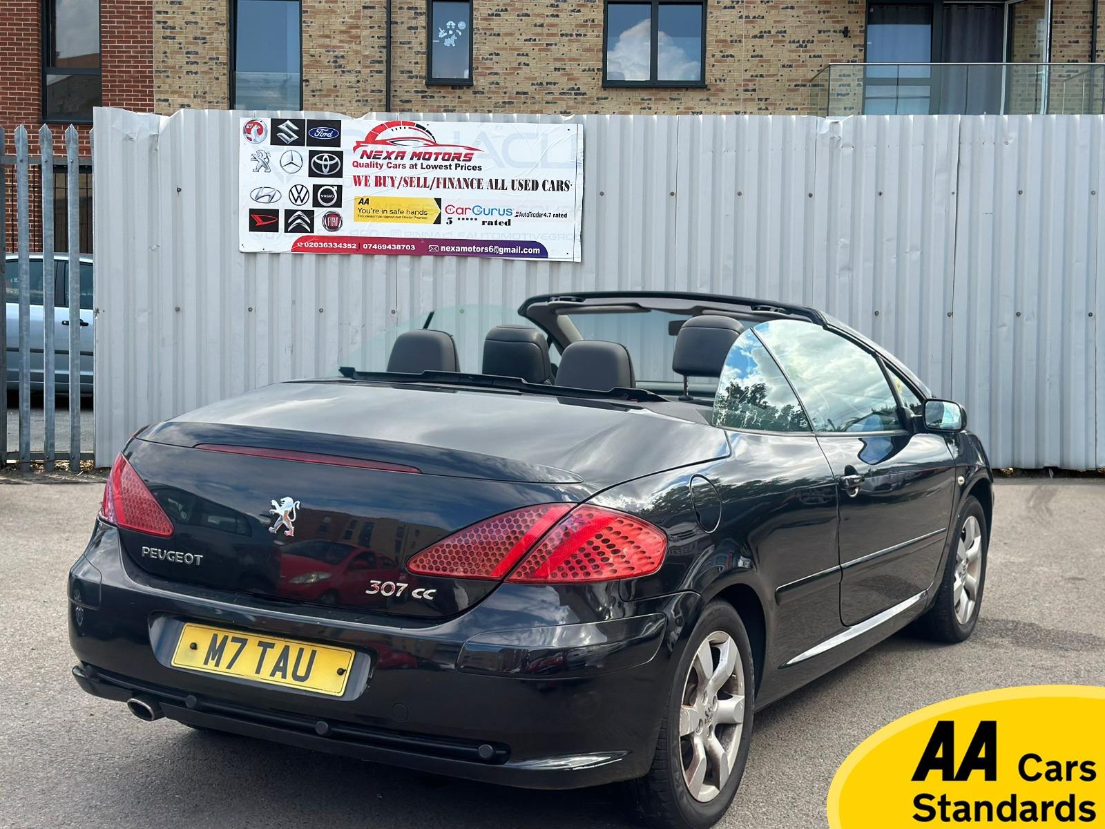 Peugeot 307 CC 1.6 16v Allure Convertible 2dr Petrol Manual (178 g/km, 110 bhp)