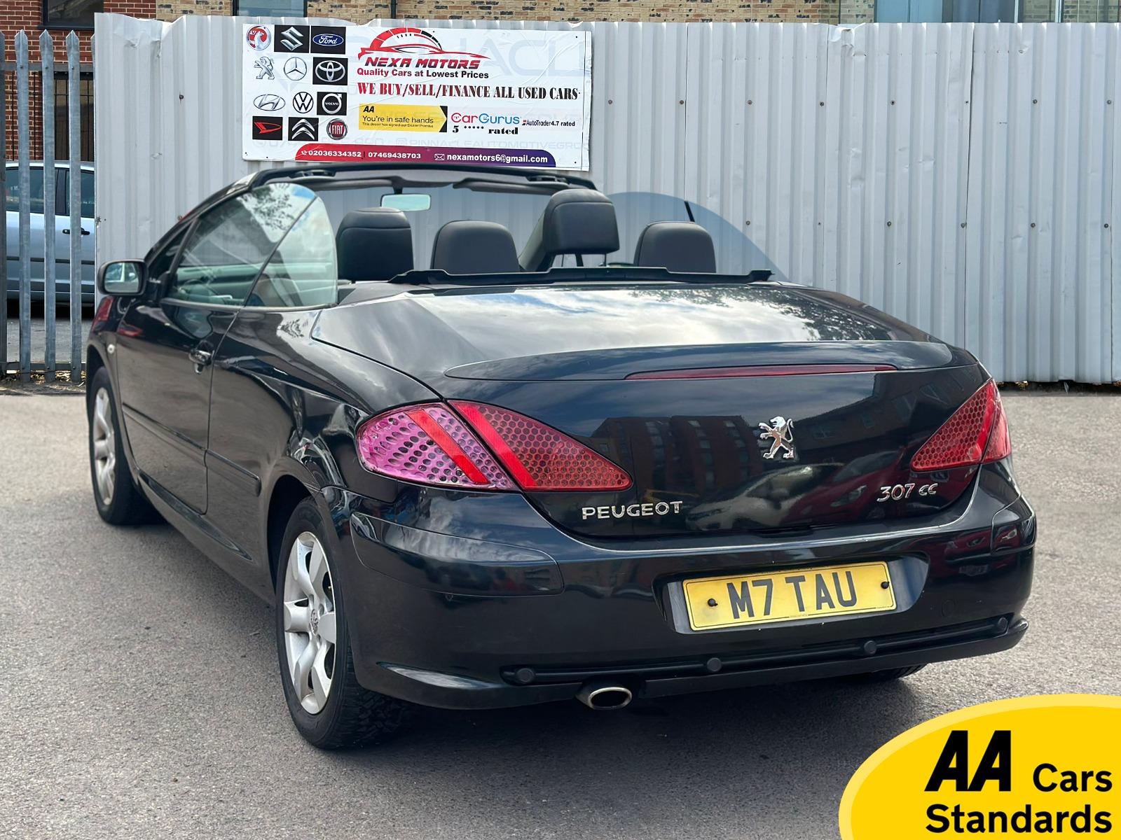 Peugeot 307 CC 1.6 16v Allure Convertible 2dr Petrol Manual (178 g/km, 110 bhp)