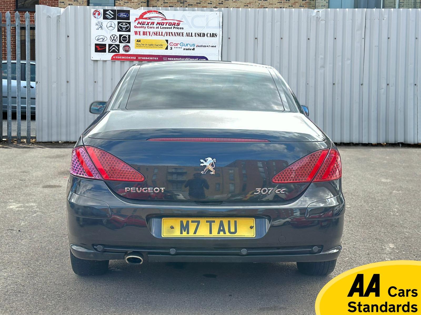 Peugeot 307 CC 1.6 16v Allure Convertible 2dr Petrol Manual (178 g/km, 110 bhp)