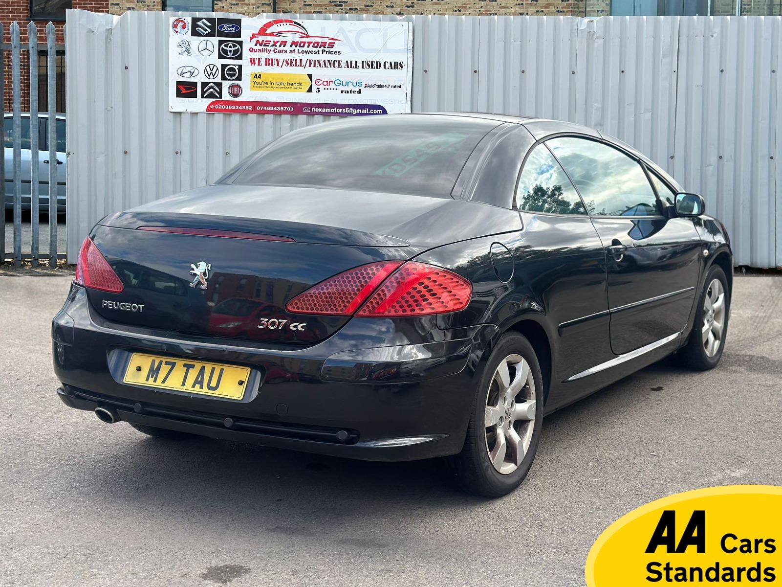 Peugeot 307 CC 1.6 16v Allure Convertible 2dr Petrol Manual (178 g/km, 110 bhp)