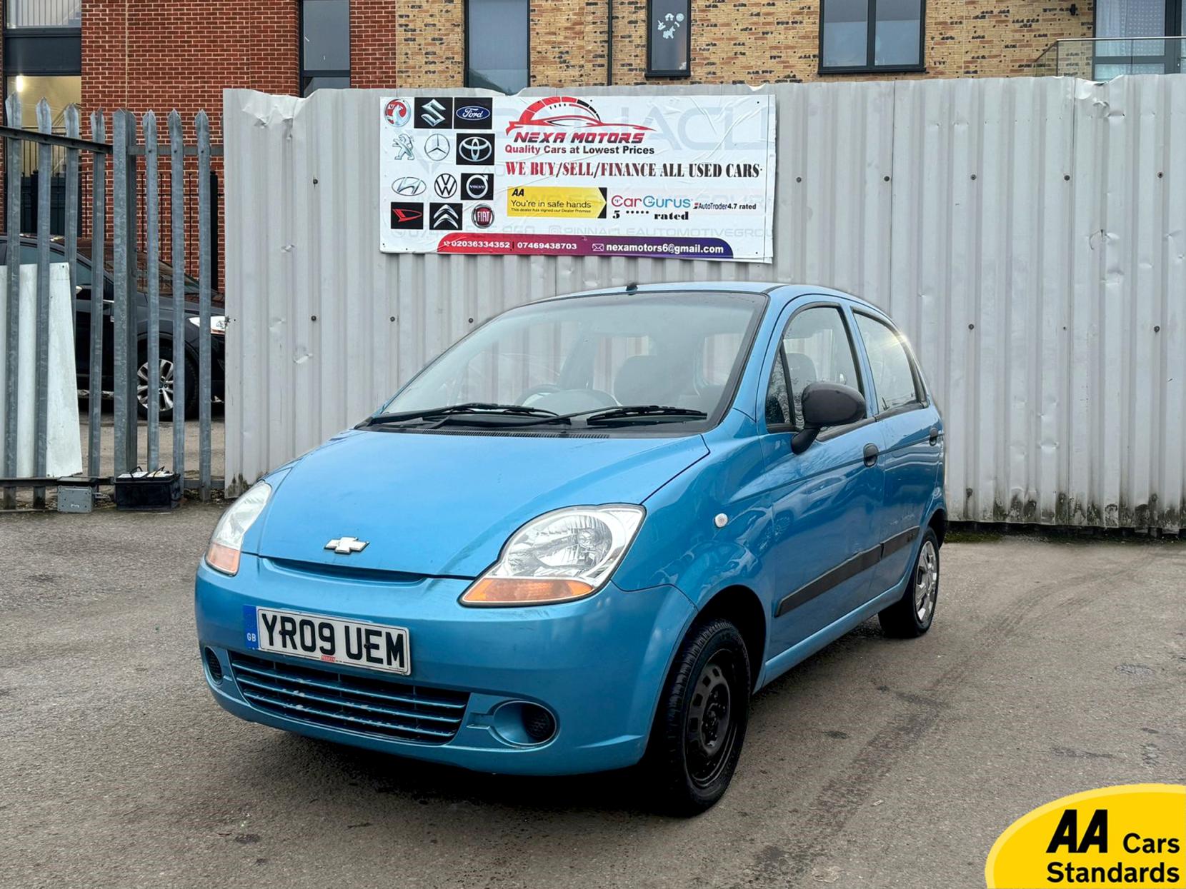 Chevrolet Matiz 0.8 S Hatchback 5dr Petrol Manual (119 g/km, 51 bhp)