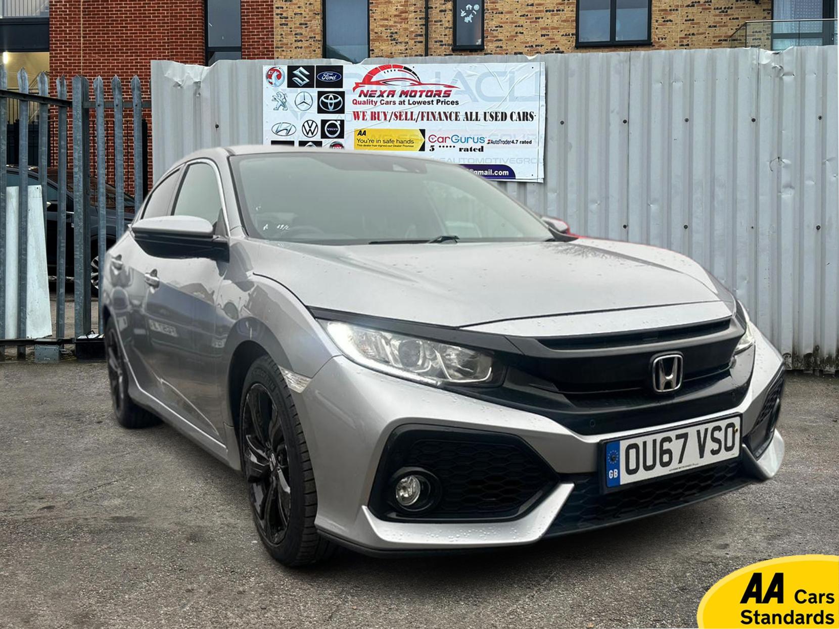 Honda Civic 1.0 VTEC Turbo SR Hatchback 5dr Petrol CVT Euro 6 (s/s) (129 ps)