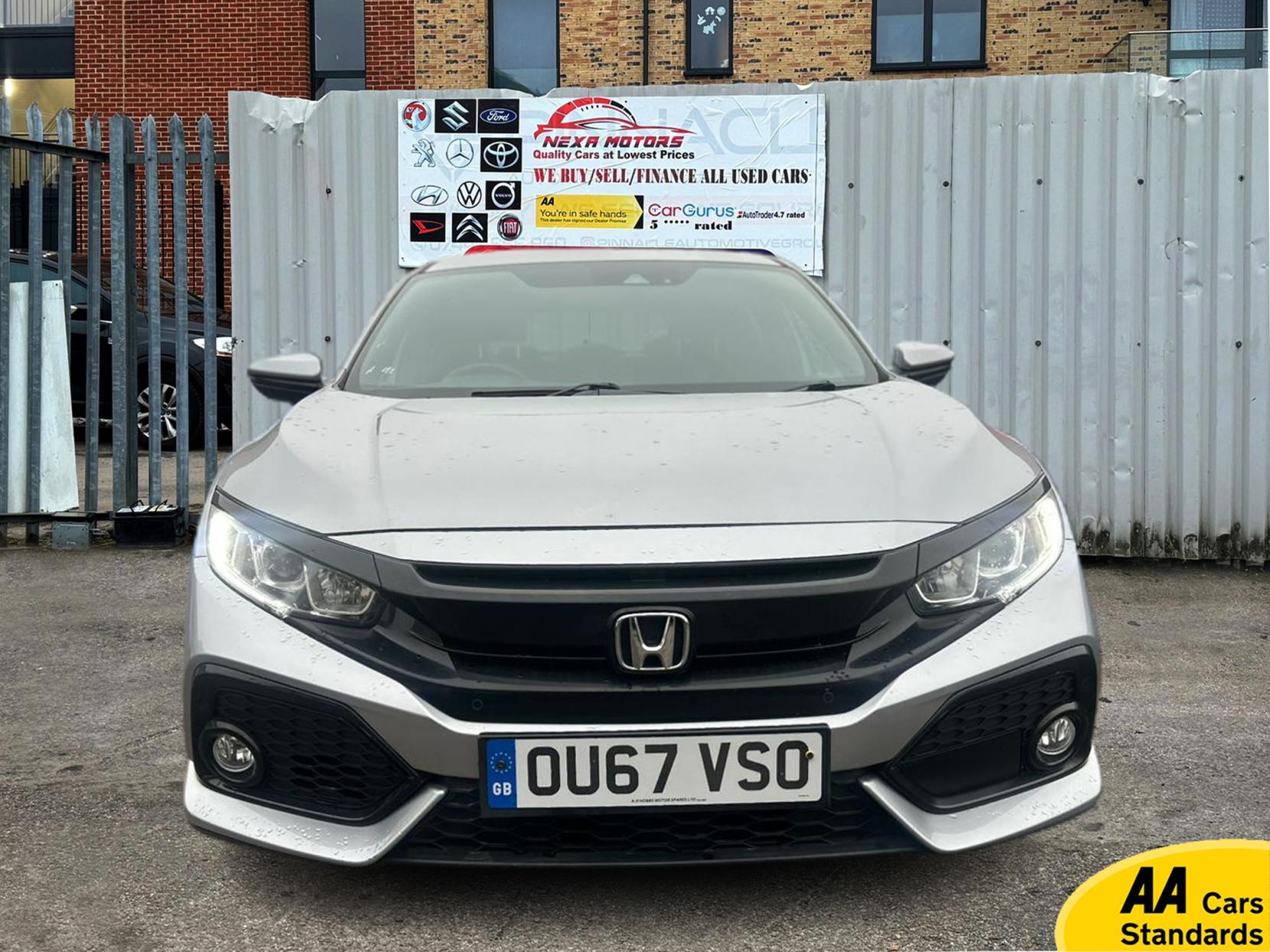 Honda Civic 1.0 VTEC Turbo SR Hatchback 5dr Petrol CVT Euro 6 (s/s) (129 ps)