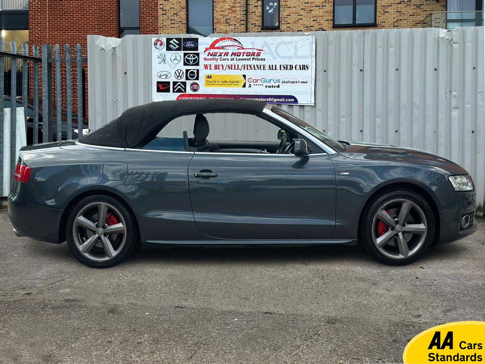 Audi A5 Cabriolet 2.0 TFSI S line Convertible 2dr Petrol Multitronic Euro 4 Auto 8Spd (211 ps)