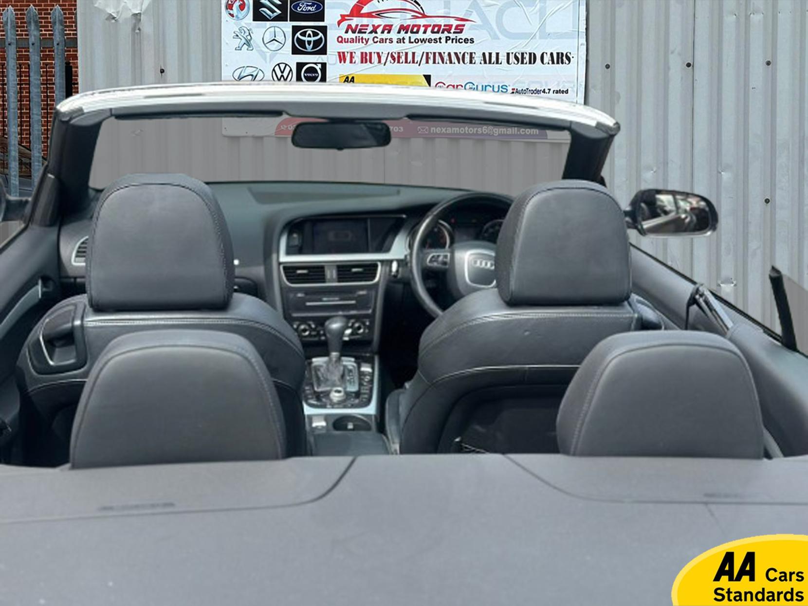Audi A5 Cabriolet 2.0 TFSI S line Convertible 2dr Petrol Multitronic Euro 4 Auto 8Spd (211 ps)