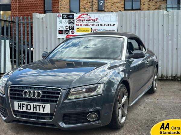 Audi A5 Cabriolet 2.0 TFSI S line Convertible 2dr Petrol Multitronic Euro 4 Auto 8Spd (211 ps)