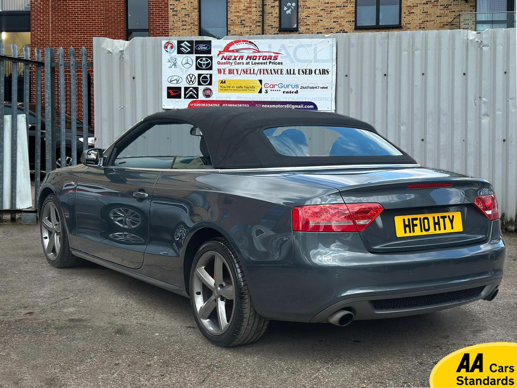 Audi A5 Cabriolet 2.0 TFSI S line Convertible 2dr Petrol Multitronic Euro 4 Auto 8Spd (211 ps)