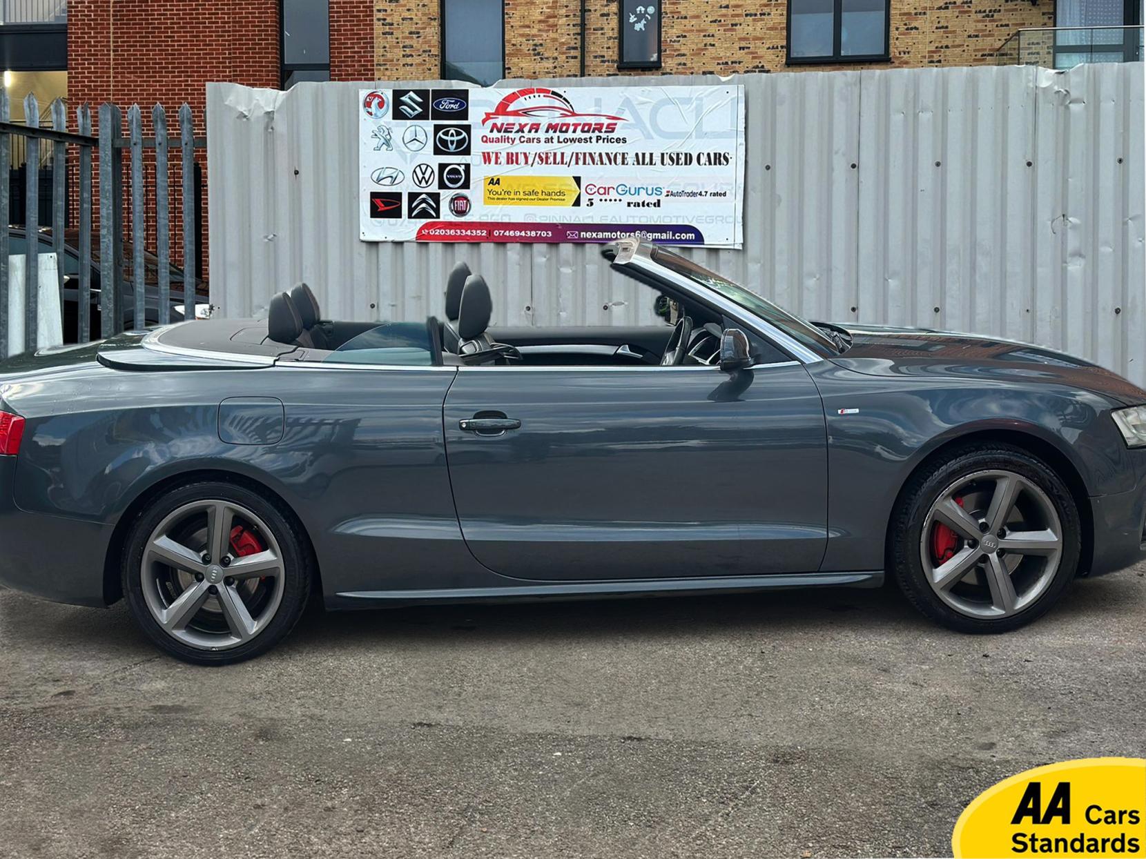 Audi A5 Cabriolet 2.0 TFSI S line Convertible 2dr Petrol Multitronic Euro 4 Auto 8Spd (211 ps)
