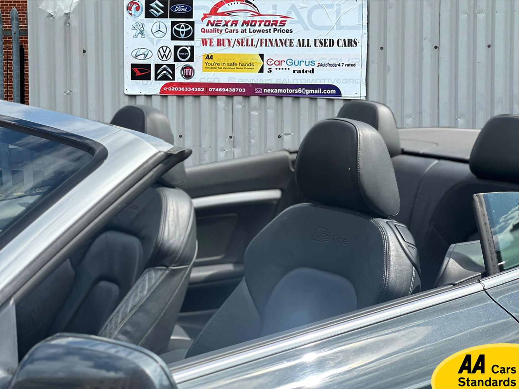 Audi A5 Cabriolet 2.0 TFSI S line Convertible 2dr Petrol Multitronic Euro 4 Auto 8Spd (211 ps)