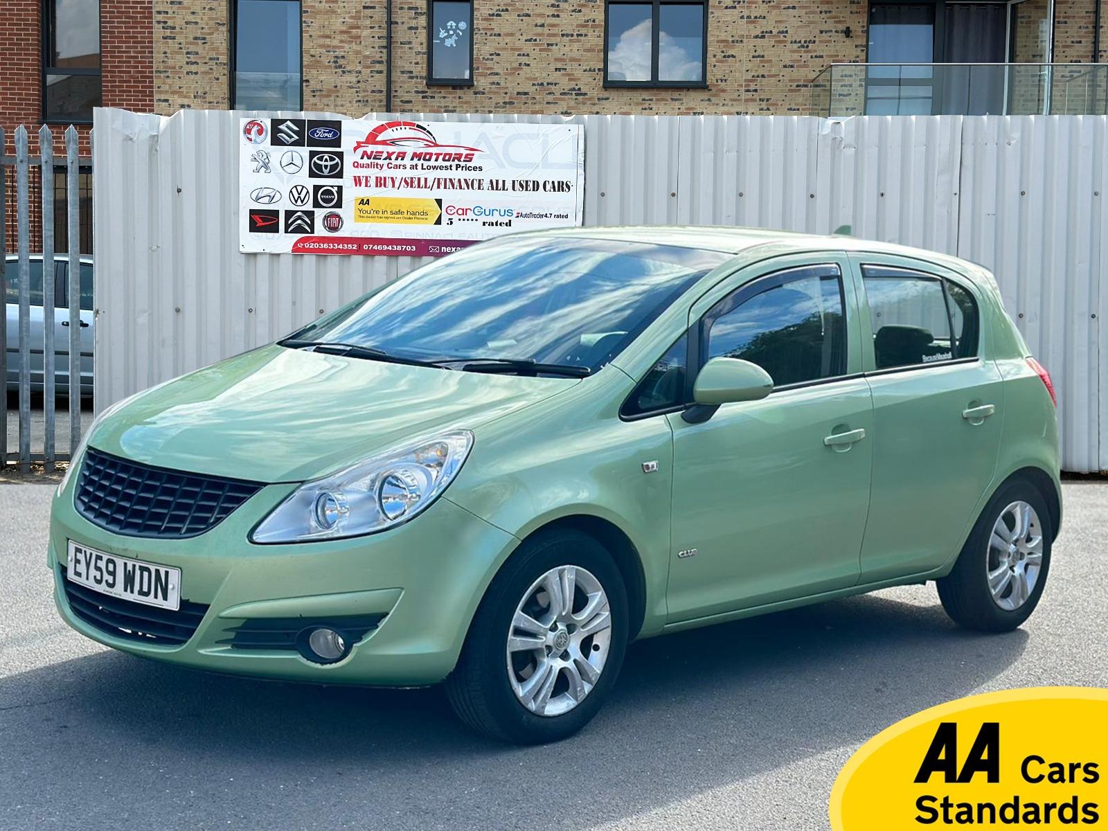 Vauxhall Corsa 1.4i 16v Club Hatchback 5dr Petrol Automatic (166 g/km, 89 bhp)