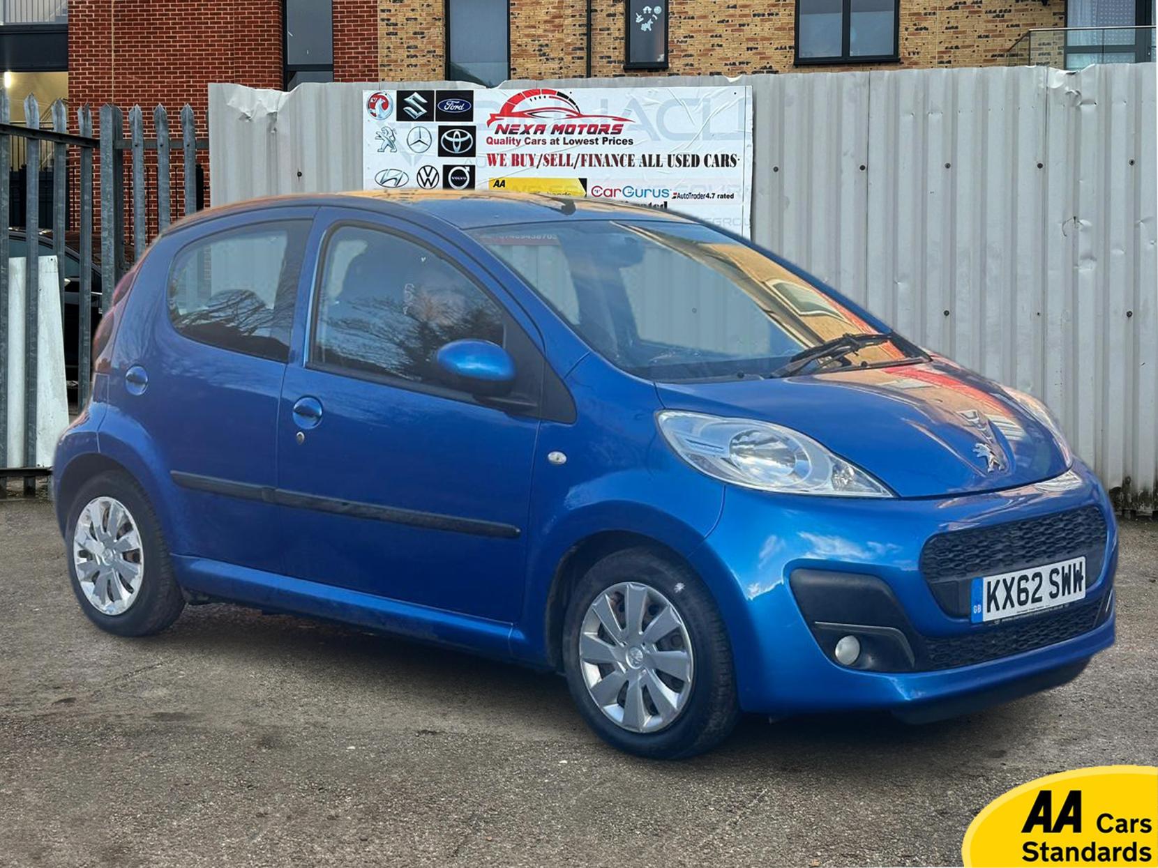 Peugeot 107 1.0 12V Active Hatchback 5dr Petrol 2 Tronic Euro 5 (68 ps)