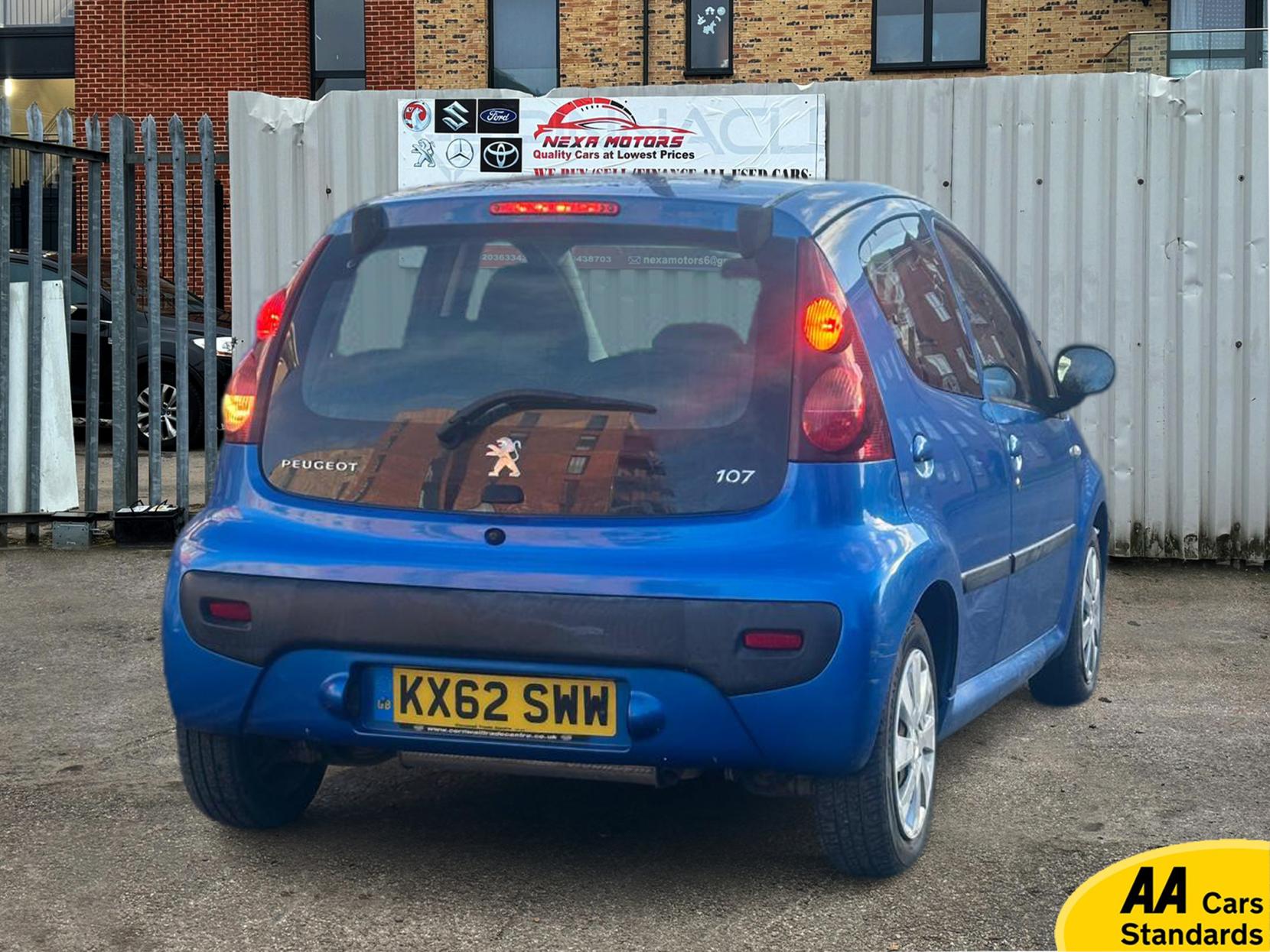 Peugeot 107 1.0 12V Active Hatchback 5dr Petrol 2 Tronic Euro 5 (68 ps)