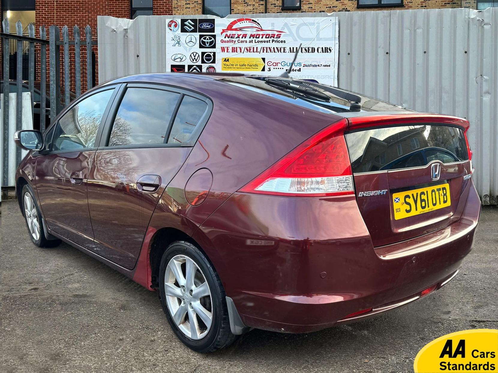 Honda Insight 1.3h IMA ES Hatchback 5dr Petrol Hybrid CVT Euro 5 (102 ps)