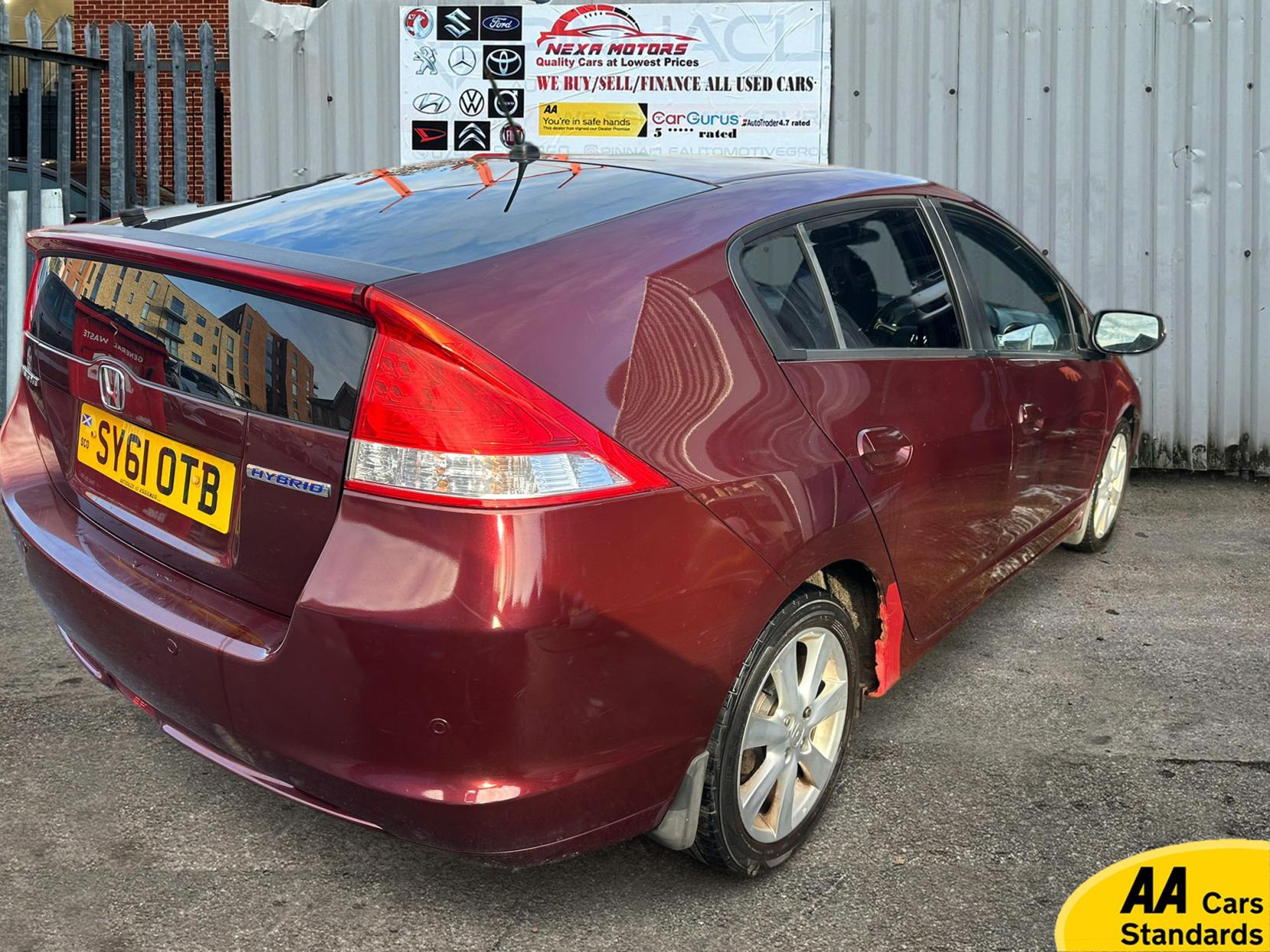 Honda Insight 1.3h IMA ES Hatchback 5dr Petrol Hybrid CVT Euro 5 (102 ps)