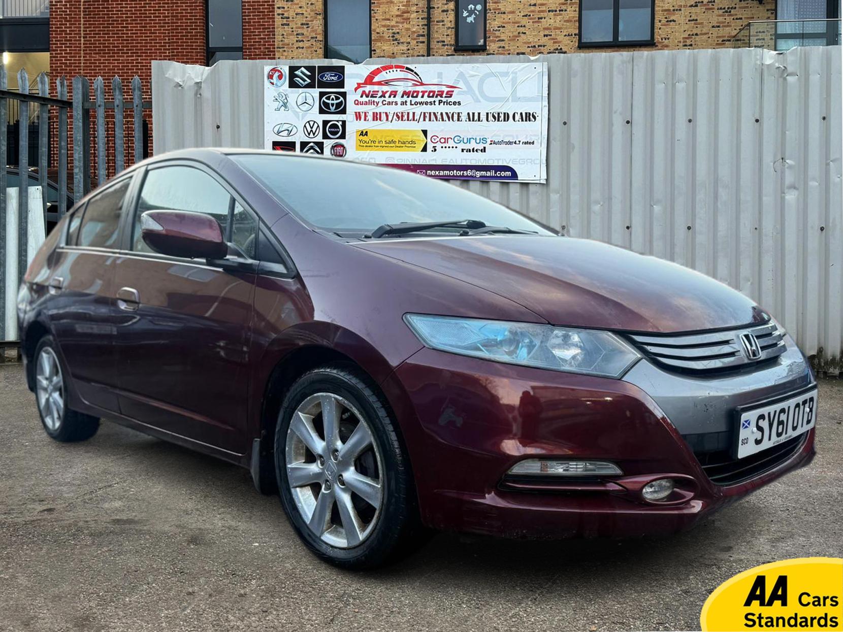 Honda Insight 1.3h IMA ES Hatchback 5dr Petrol Hybrid CVT Euro 5 (102 ps)