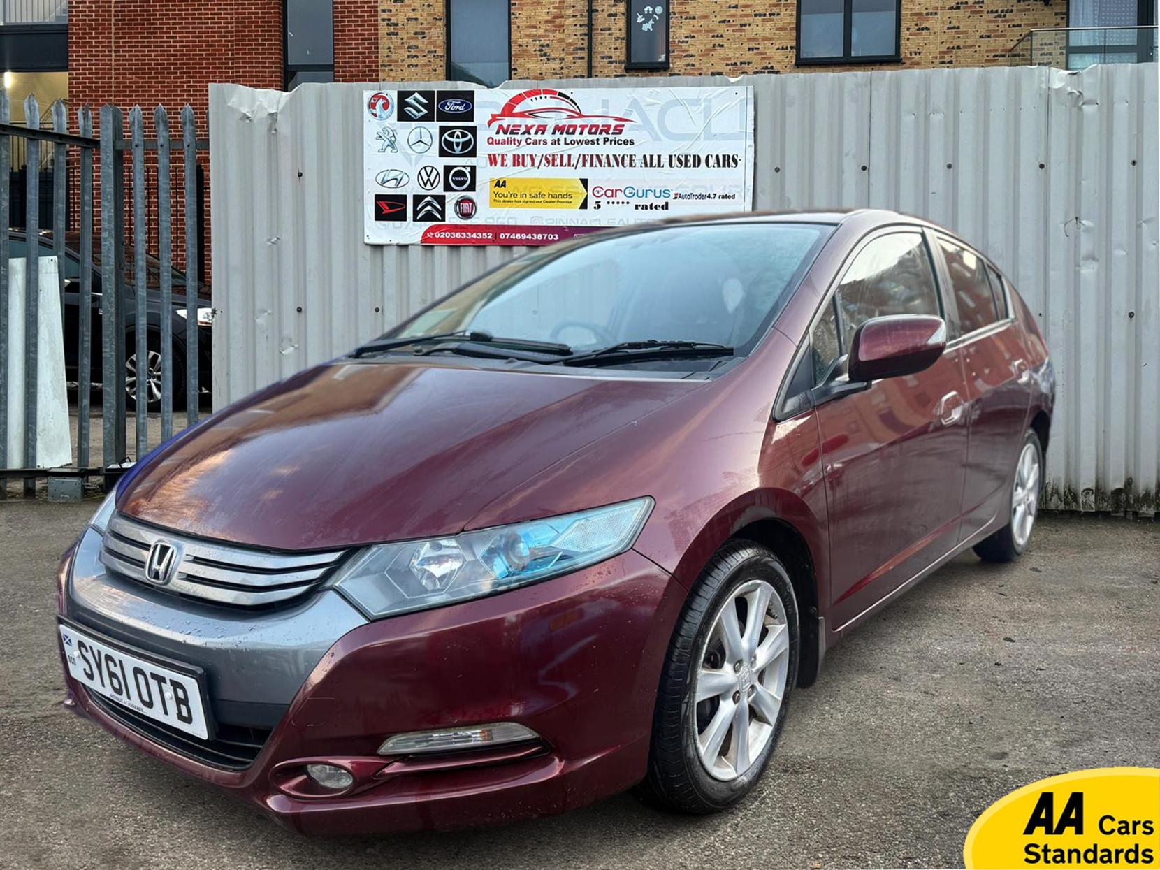 Honda Insight 1.3h IMA ES Hatchback 5dr Petrol Hybrid CVT Euro 5 (102 ps)