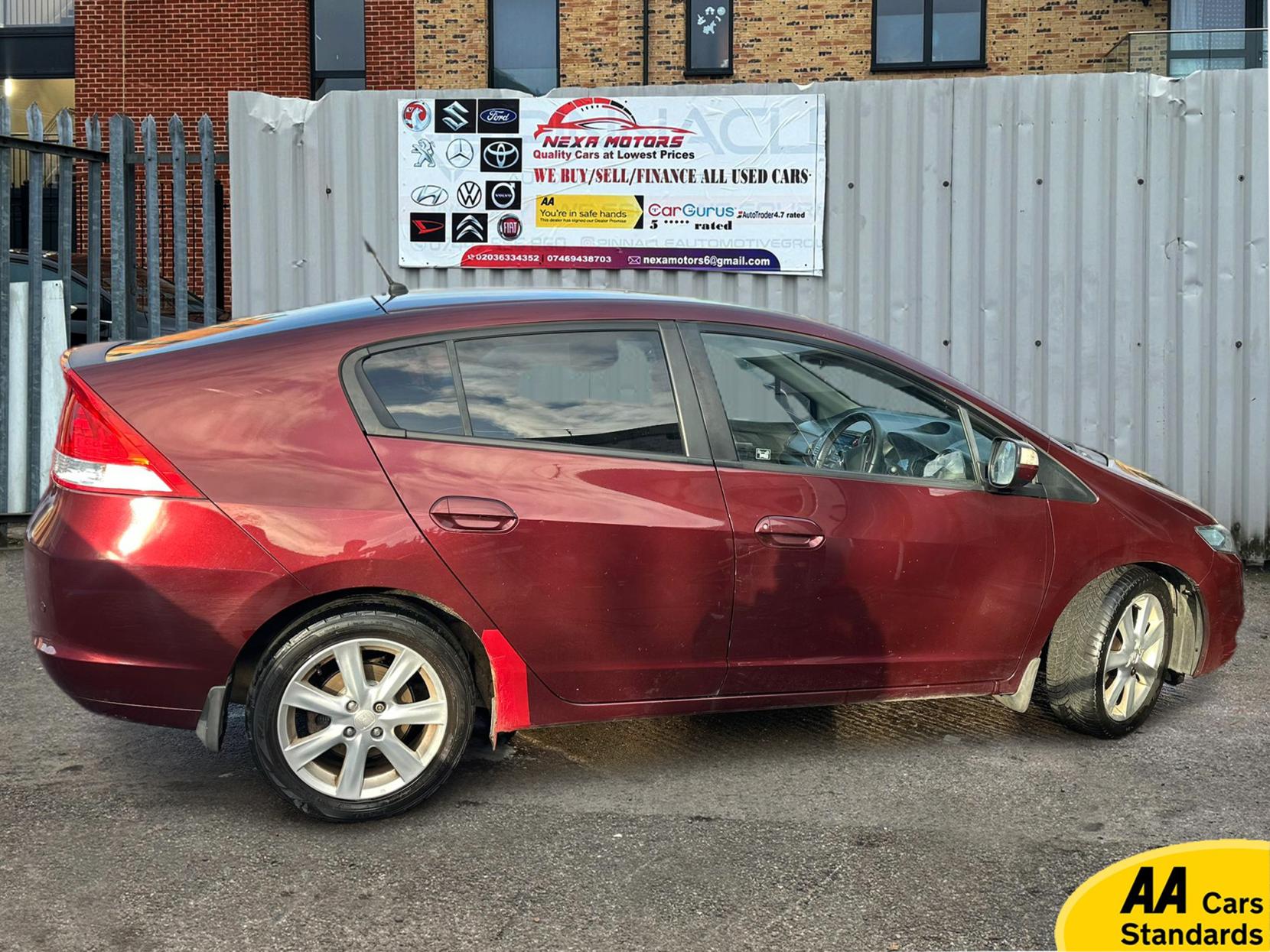 Honda Insight 1.3h IMA ES Hatchback 5dr Petrol Hybrid CVT Euro 5 (102 ps)