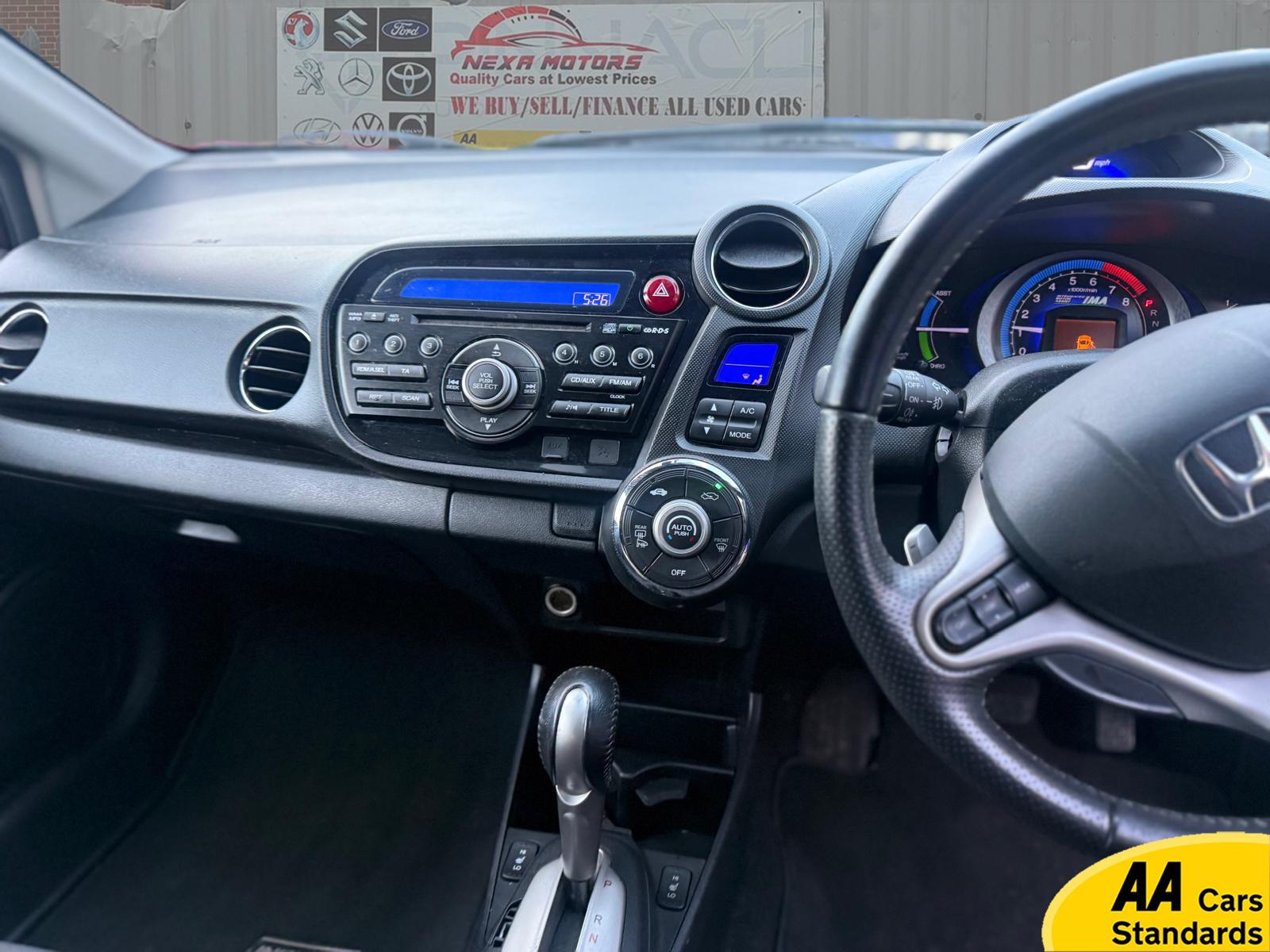 Honda Insight 1.3h IMA ES Hatchback 5dr Petrol Hybrid CVT Euro 5 (102 ps)