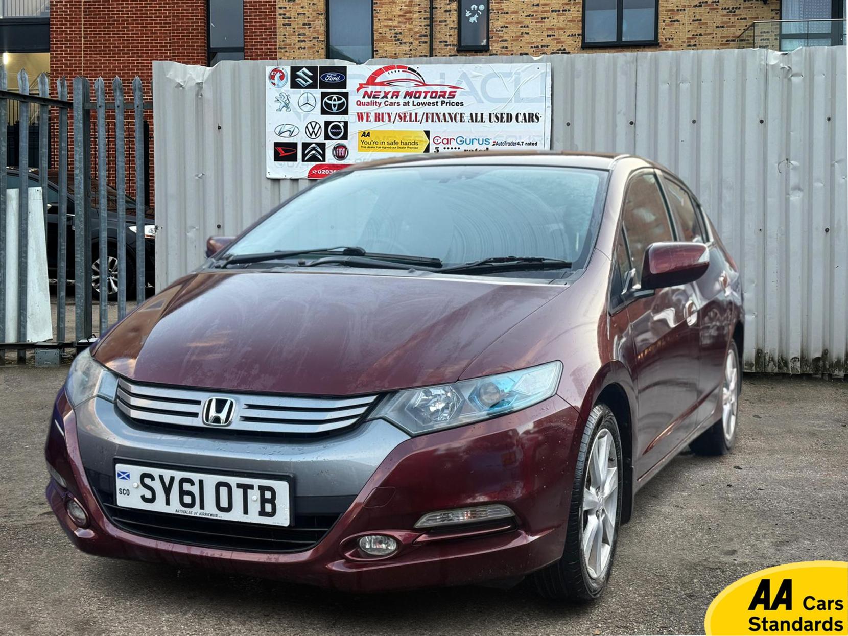Honda Insight 1.3h IMA ES Hatchback 5dr Petrol Hybrid CVT Euro 5 (102 ps)