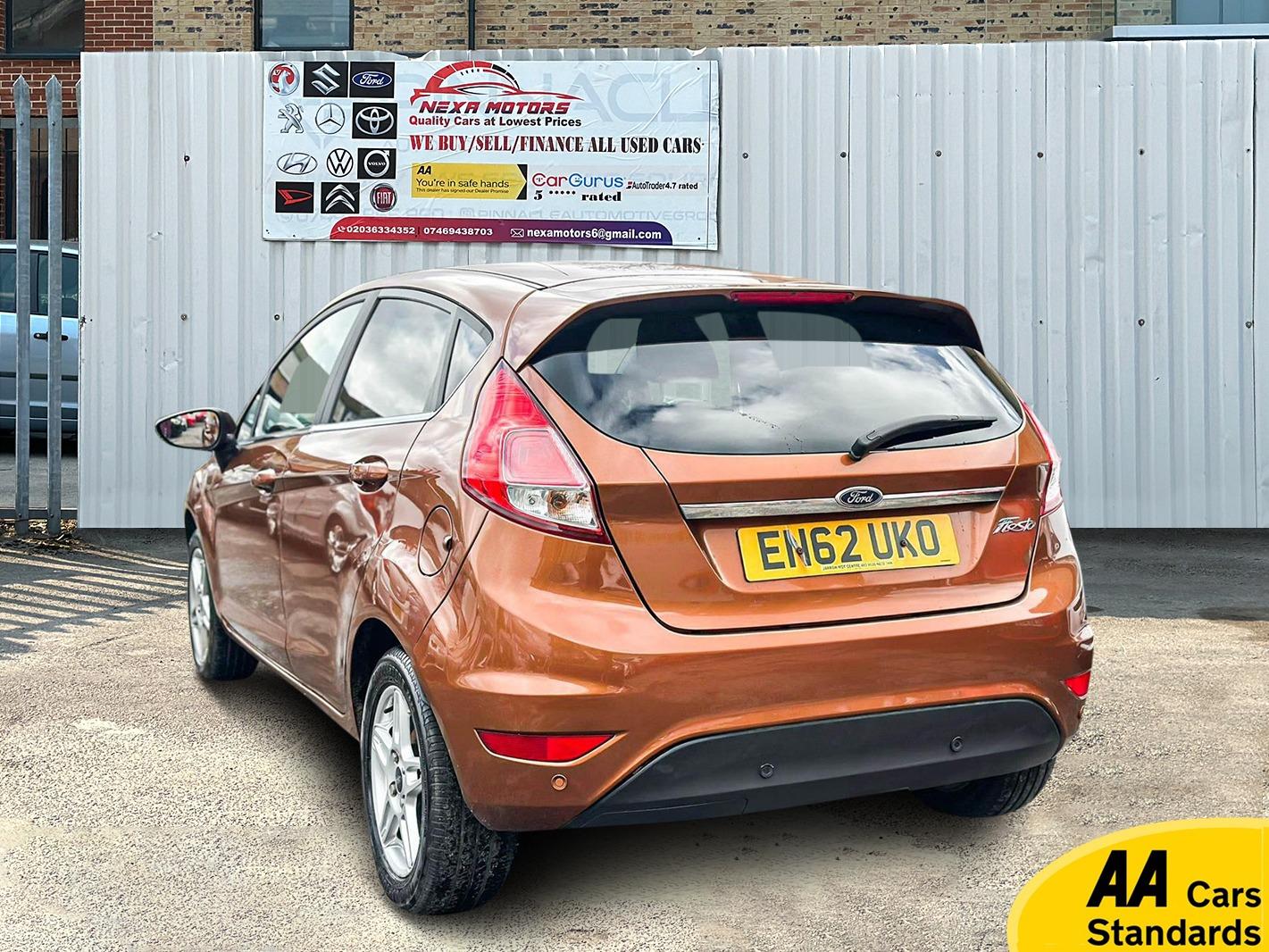 Ford Fiesta 1.25 Zetec Hatchback 5dr Petrol Manual Euro 5 (82 ps)