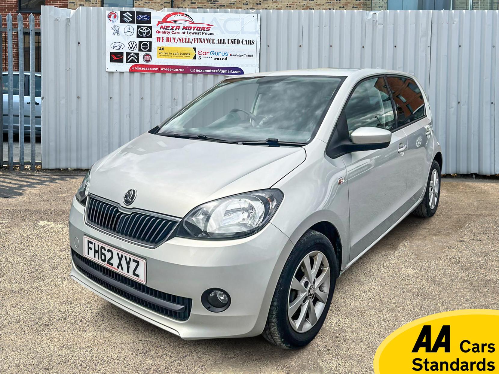 Skoda Citigo 1.0 MPI GreenTech Elegance Hatchback 5dr Petrol Manual Euro 5 (s/s) (75 ps)