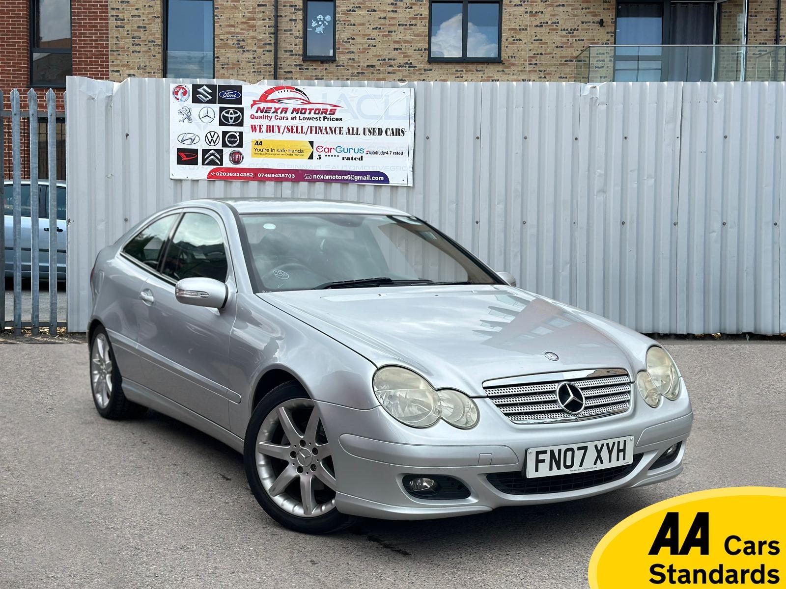 Mercedes-Benz C Class 1.8 C180 Kompressor SE Coupe 2dr Petrol Automatic (193 g/km, 143 bhp)