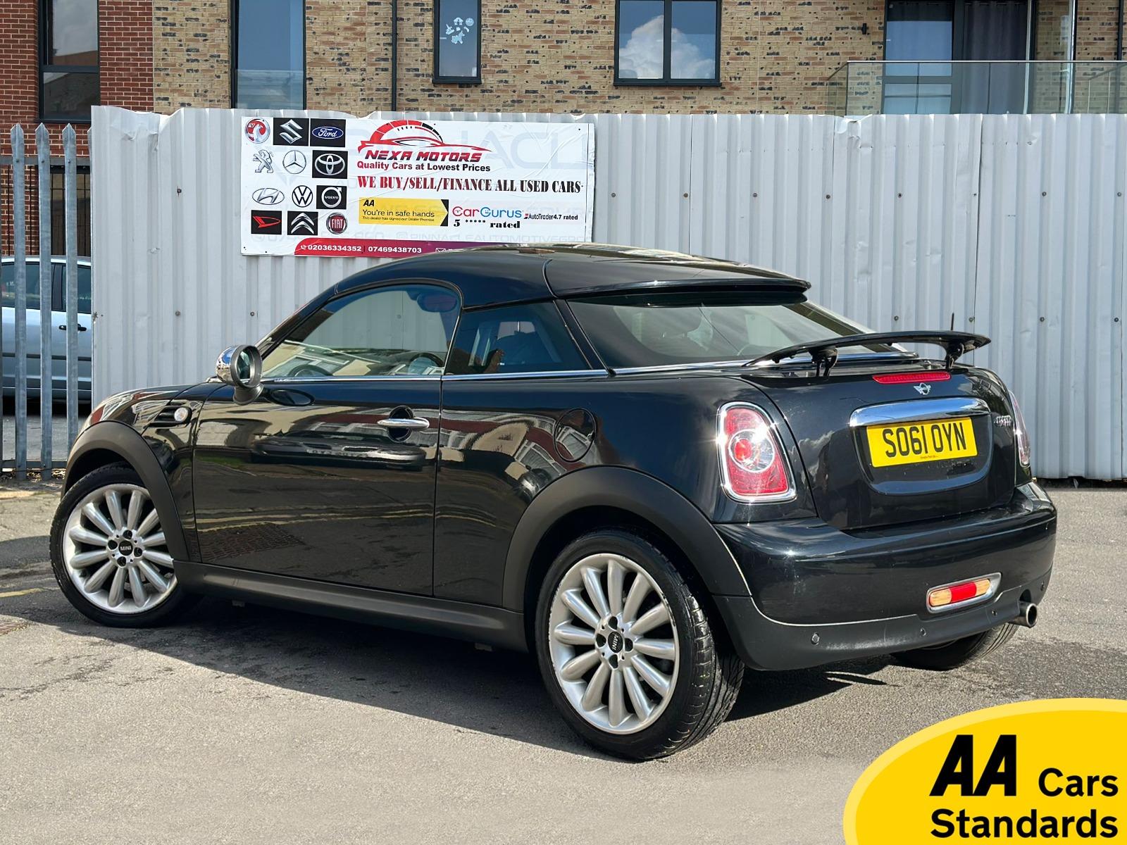 MINI Coupe 1.6 Cooper Coupe 2dr Petrol Auto Euro 5 (122 ps)