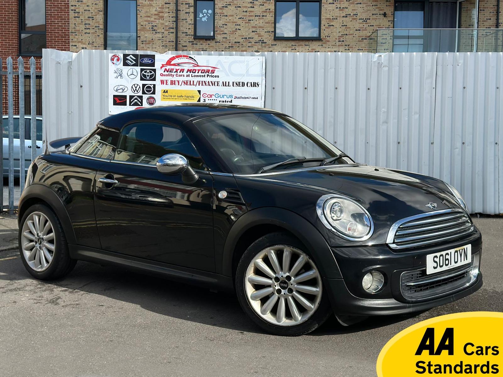 MINI Coupe 1.6 Cooper Coupe 2dr Petrol Auto Euro 5 (122 ps)