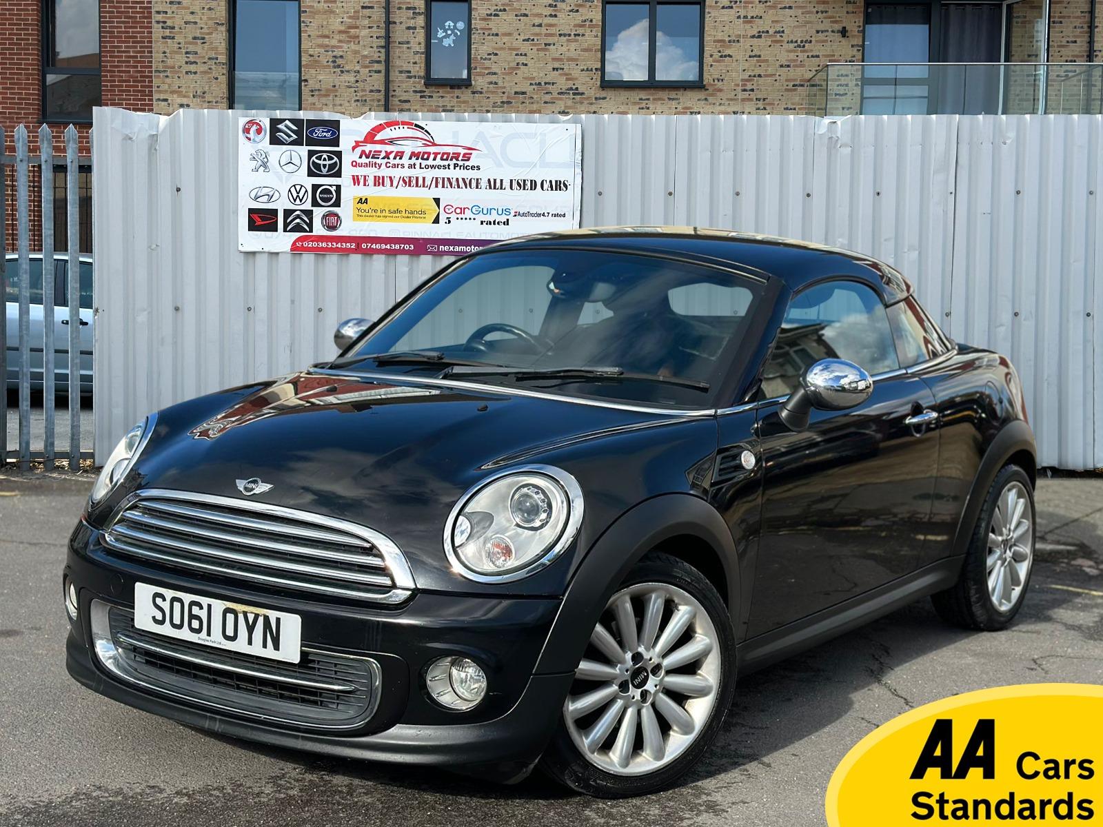 MINI Coupe 1.6 Cooper Coupe 2dr Petrol Auto Euro 5 (122 ps)