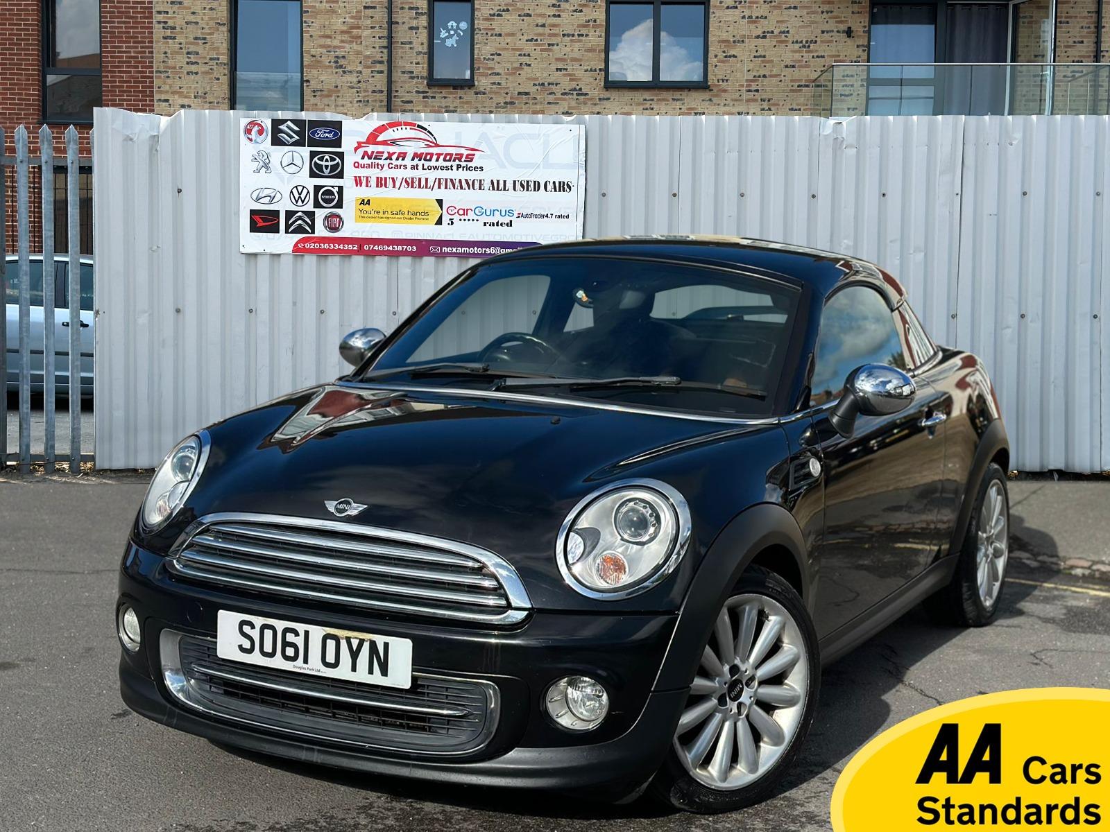 MINI Coupe 1.6 Cooper Coupe 2dr Petrol Auto Euro 5 (122 ps)