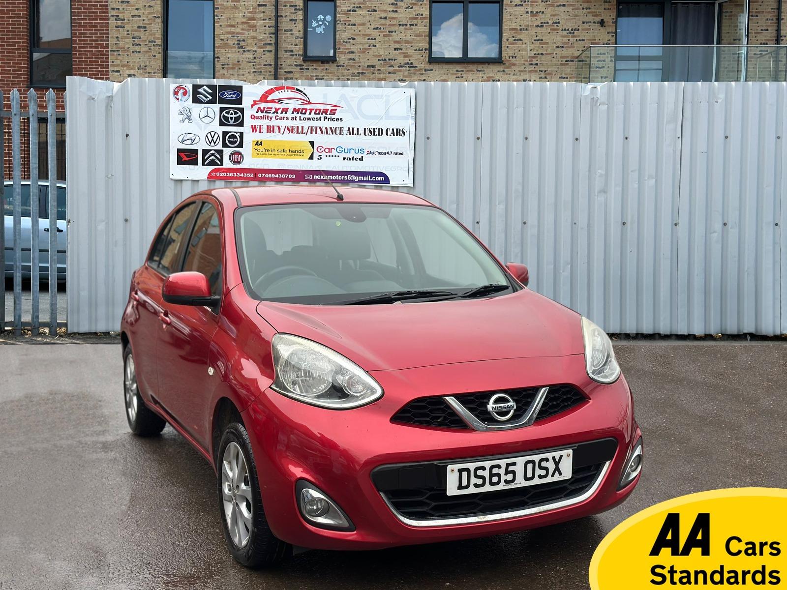 Nissan Micra 1.2 Acenta Hatchback 5dr Petrol Manual Euro 6 (80 ps)