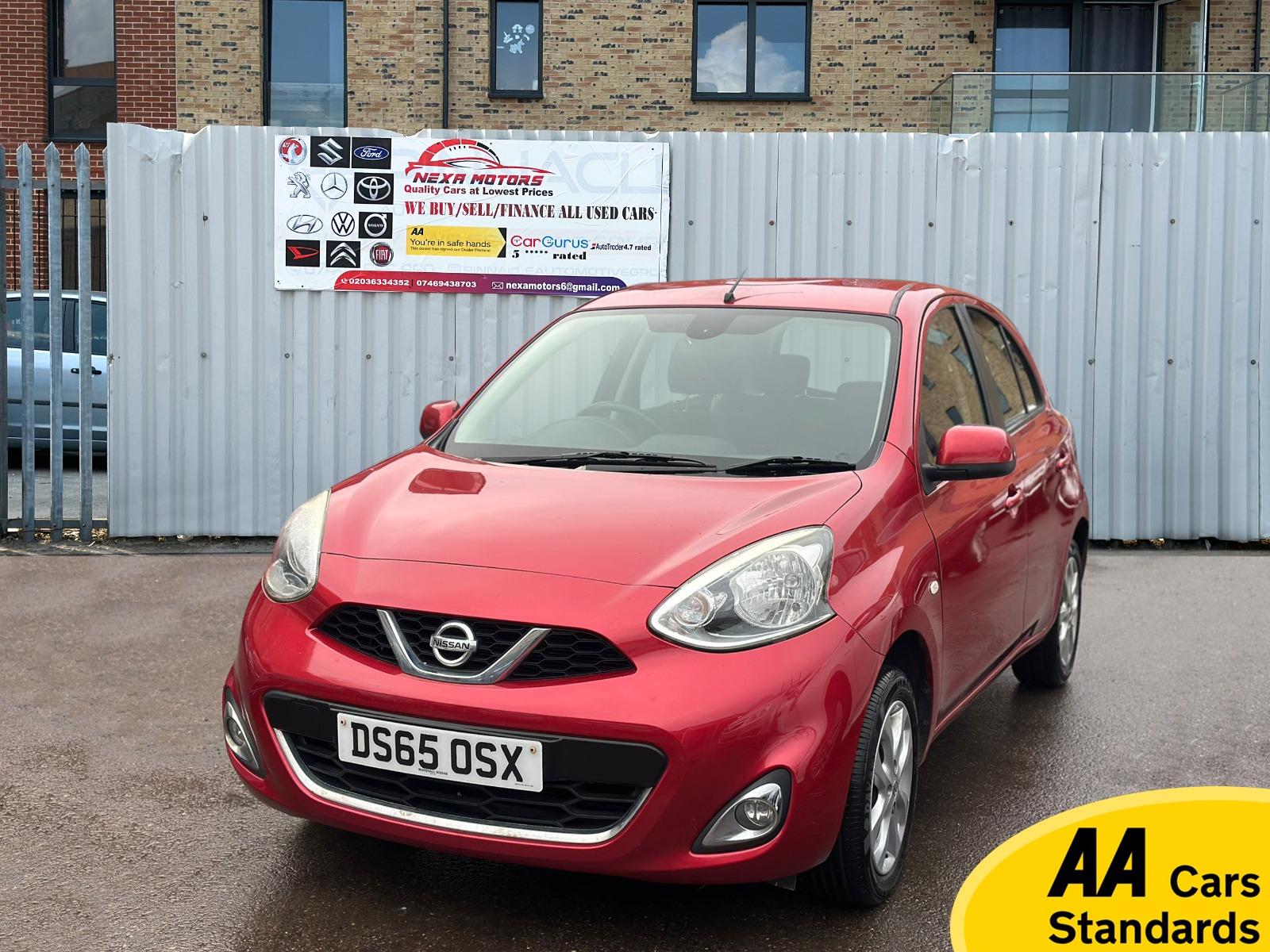 Nissan Micra 1.2 Acenta Hatchback 5dr Petrol Manual Euro 6 (80 ps)