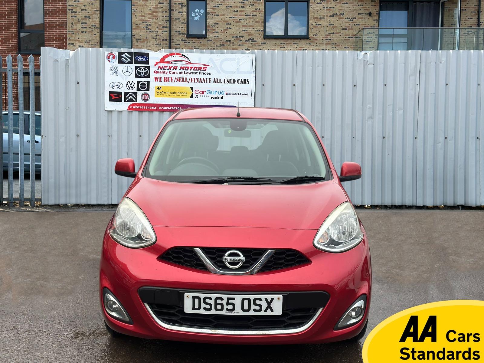 Nissan Micra 1.2 Acenta Hatchback 5dr Petrol Manual Euro 6 (80 ps)