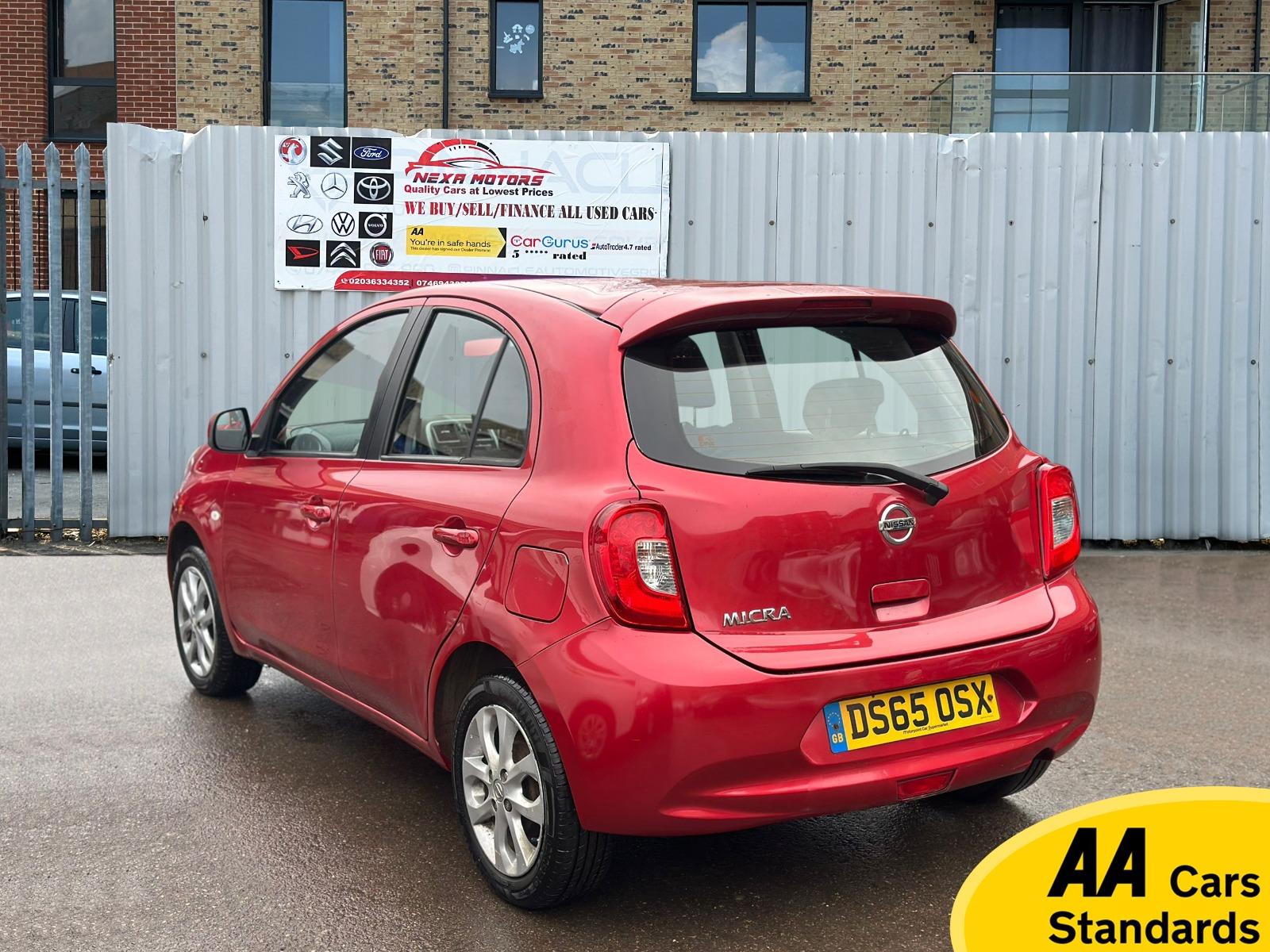 Nissan Micra 1.2 Acenta Hatchback 5dr Petrol Manual Euro 6 (80 ps)