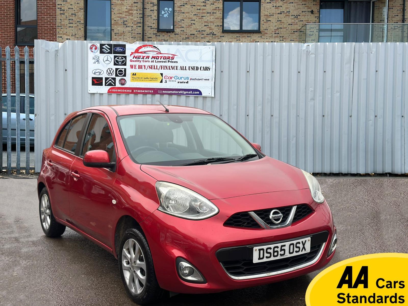 Nissan Micra 1.2 Acenta Hatchback 5dr Petrol Manual Euro 6 (80 ps)