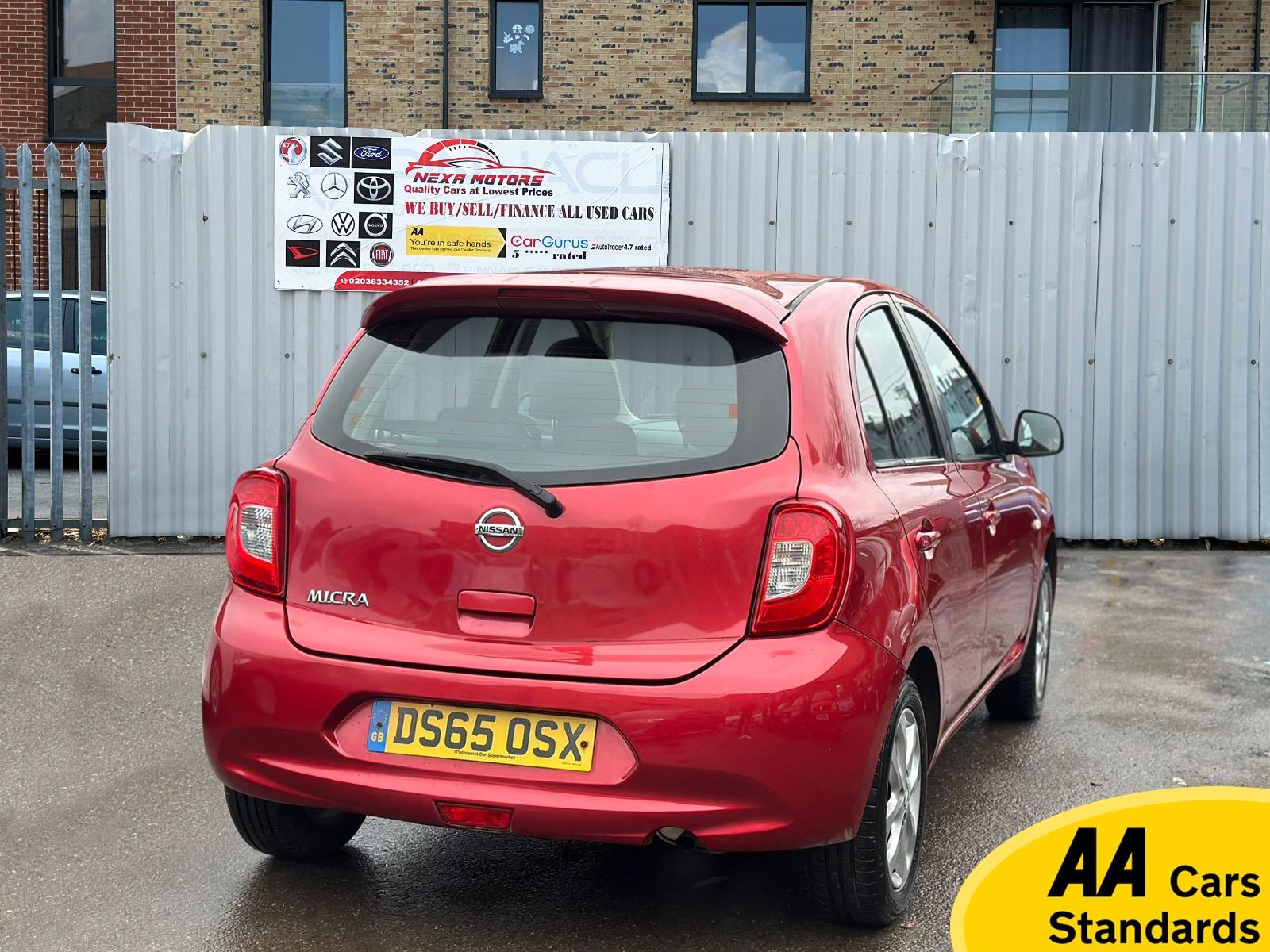 Nissan Micra 1.2 Acenta Hatchback 5dr Petrol Manual Euro 6 (80 ps)