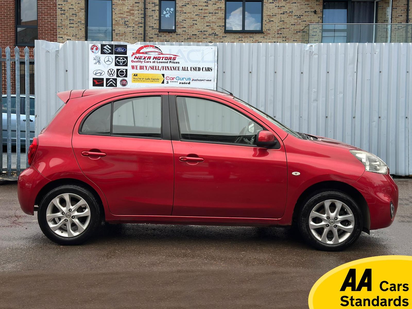 Nissan Micra 1.2 Acenta Hatchback 5dr Petrol Manual Euro 6 (80 ps)