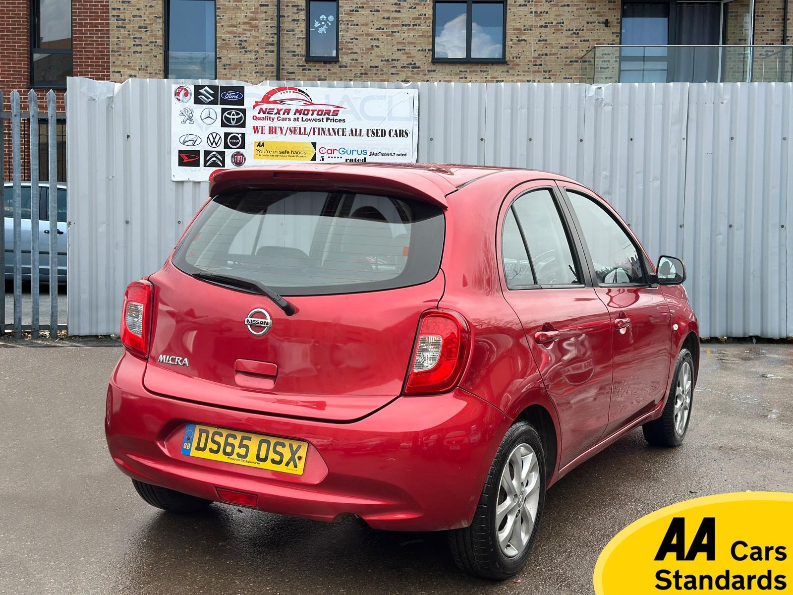 Nissan Micra 1.2 Acenta Hatchback 5dr Petrol Manual Euro 6 (80 ps)