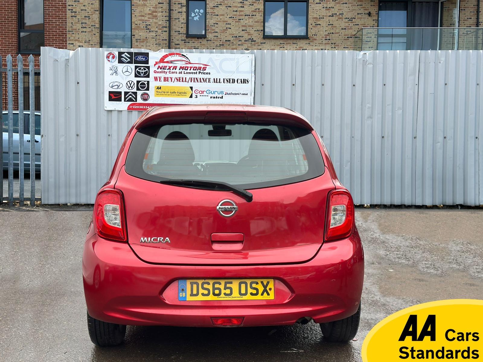 Nissan Micra 1.2 Acenta Hatchback 5dr Petrol Manual Euro 6 (80 ps)