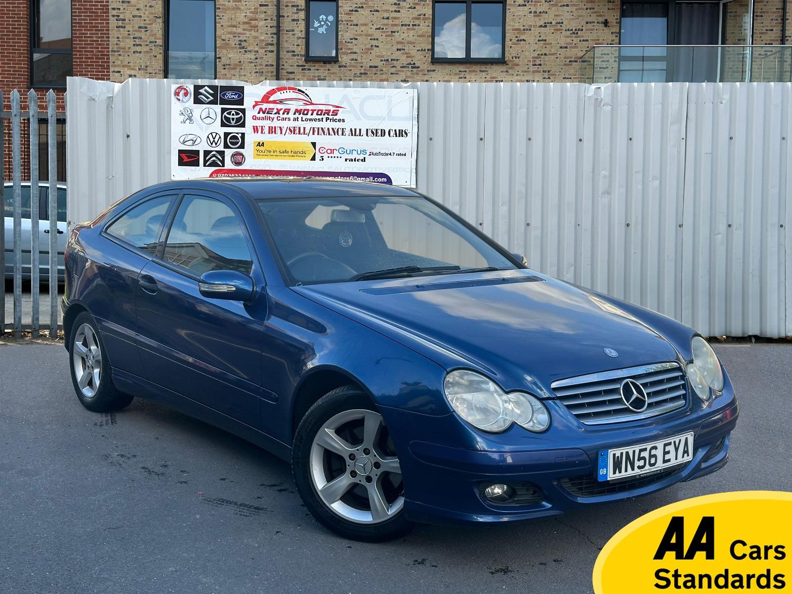 Mercedes-Benz C Class 1.8 C180 Kompressor SE Coupe 2dr Petrol Automatic (193 g/km, 143 bhp)