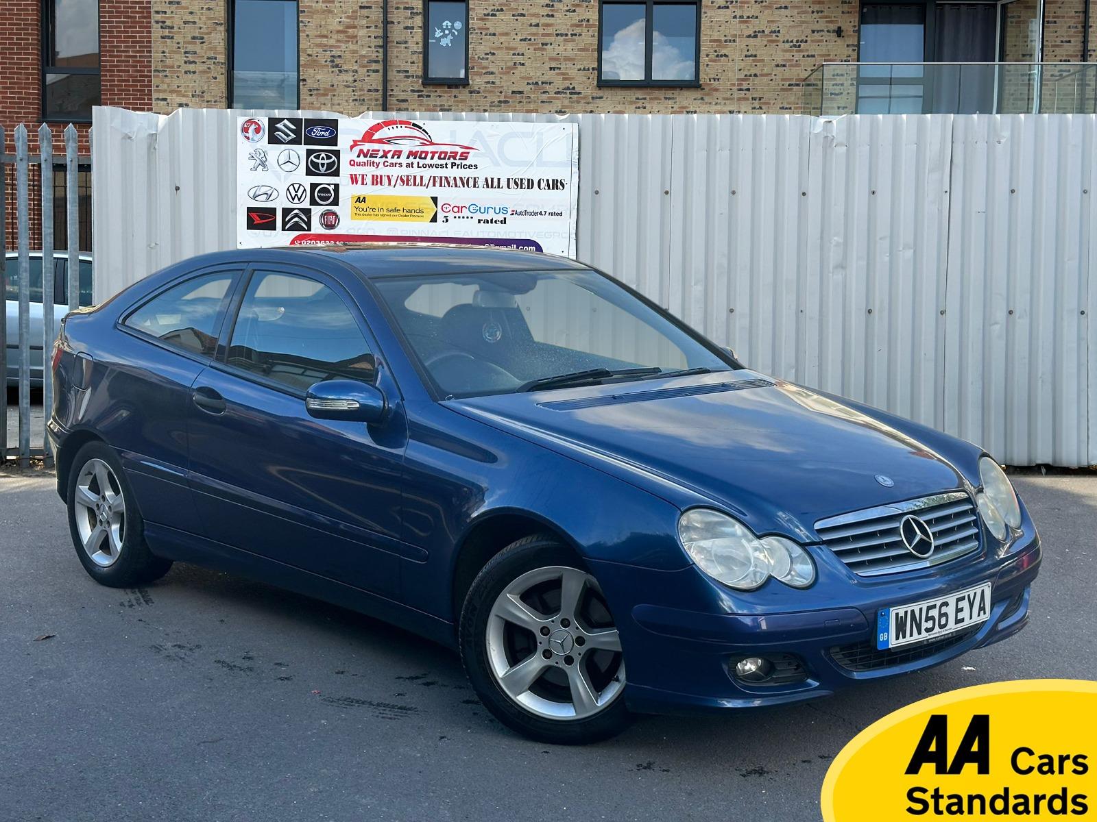 Mercedes-Benz C Class 1.8 C180 Kompressor SE Coupe 2dr Petrol Automatic (193 g/km, 143 bhp)