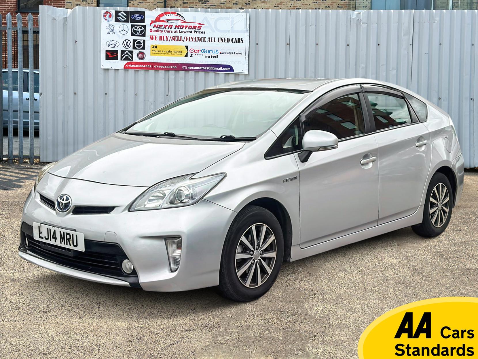 Toyota Prius 1.5 Saloon 4dr Petrol Hybrid CVT (120 g/km, 70 bhp)