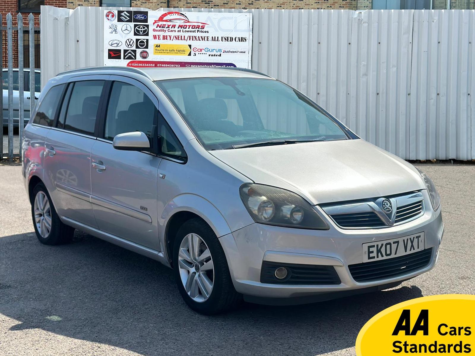 Vauxhall Zafira 1.8 16V Design MPV 5dr Petrol Manual Euro 4 (140 bhp)