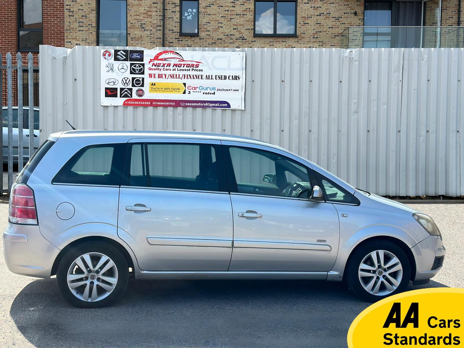 Vauxhall Zafira 1.8 16V Design MPV 5dr Petrol Manual Euro 4 (140 bhp)