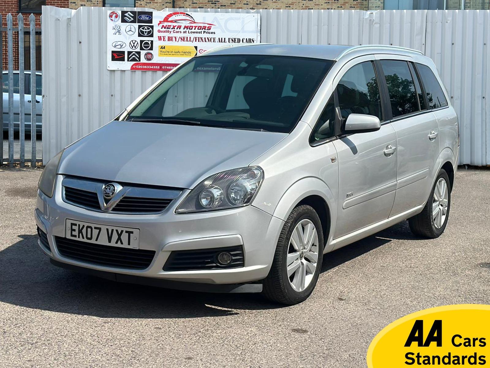 Vauxhall Zafira 1.8 16V Design MPV 5dr Petrol Manual Euro 4 (140 bhp)