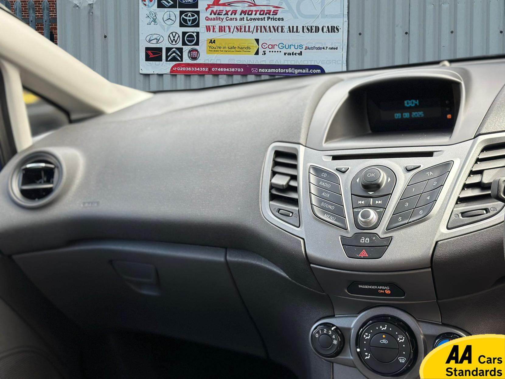 Ford Fiesta 1.25 Studio Hatchback 3dr Petrol Manual Euro 5 (60 ps)